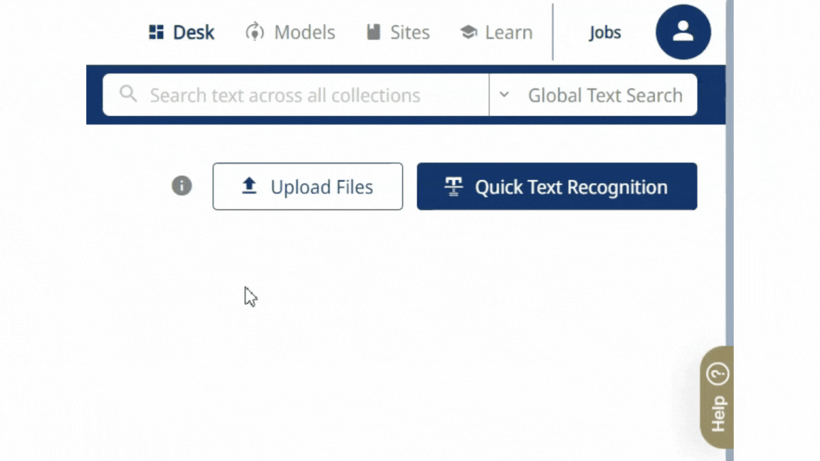 Table Model training