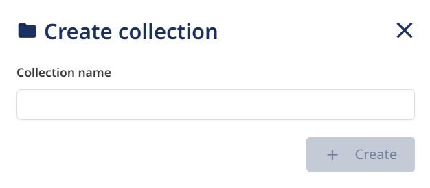 3. Creating a Collection