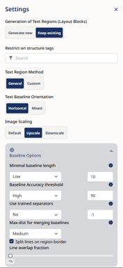 newspapers_baseline settings